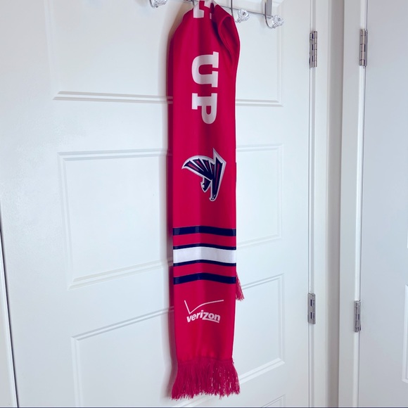 Rise Up Atlanta Falcons Scarf with tassels by VW - Picture 8 of 9